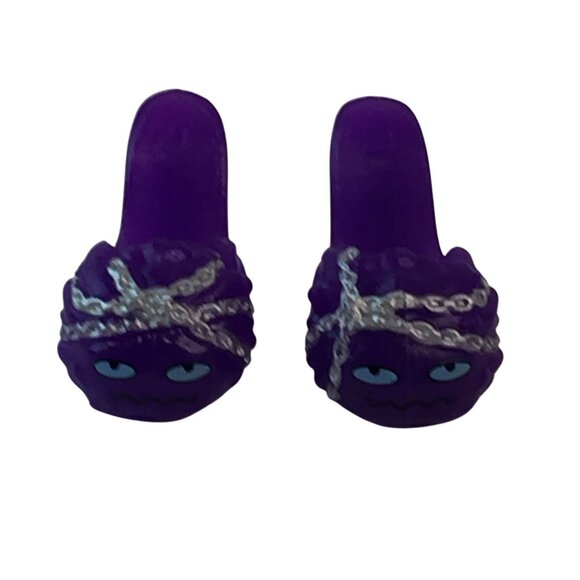 Monster High Spectra Voldergeist Dead Tired Purple Slippers Shoes 2013 - Picture 4 of 5